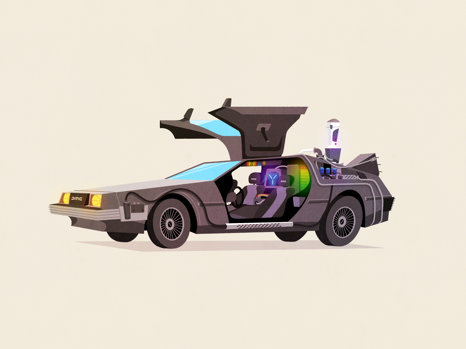 Delorean png store