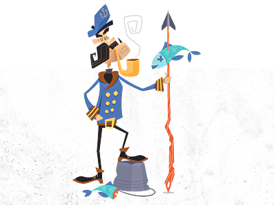 Ivan the Sea Capp'n Illustration illustration sea captain