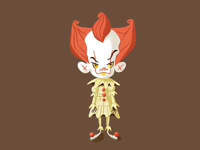 Lil Pennywise art character character design illustration it movie pennywise stephen king