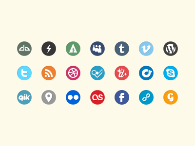 Icons for you. love social