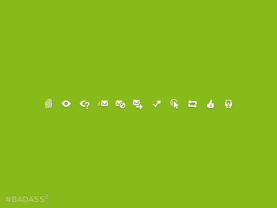 #BADA55 Icons by Rogie on Dribbble