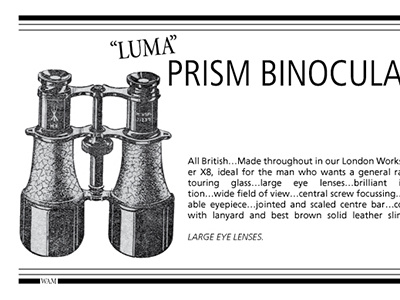 Binoculars Ad 1932 ad advertisment binoculars newspaper