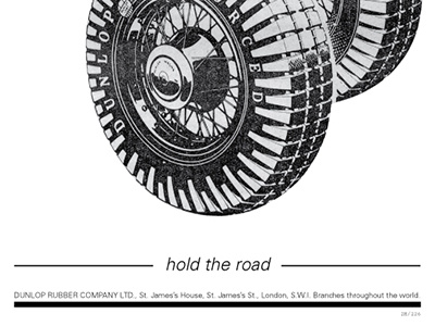 Dunlop Tyres ad ad dunlop old newspaper rework tires tyres