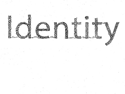 Identity. doodle identity scribble
