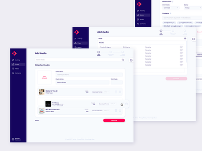 Byta - Share page designs app design drag and drop graphic design saas ui