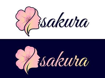 Sakura Logo Design by Minhaj Mithun on Dribbble