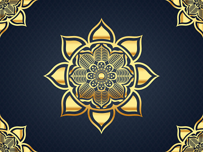 Luxury Mandala Background design by Minhaj Mithun on Dribbble