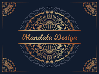 Luxury Ornamental Mandala Background Design beautiful mandala creativity design illustration luxury mandala mandala mandala art mandala background mandala design pattern art royal mandala vector