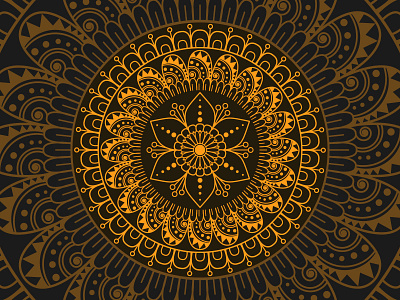 Colorful Mandala Background design by Minhaj Mithun on Dribbble