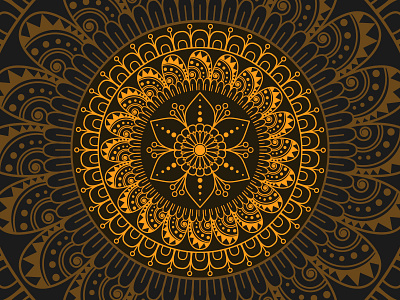 Colorful Mandala Background design