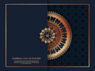 Luxury Ornamental Mandala Background Design illustration invitation card luxury background luxury invitation luxury mandala mandala mandala art mandala background mandala design