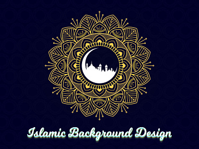Islamic Mandala Background Design design illustration islam islamic islamic background islamic mandala mandala mandala art mandala background mandala design vector