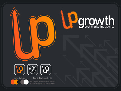 UP Growth Logo agency logo branding creativity growth growth logo logo marketing logo minimal up up growth logo up logo uplogo