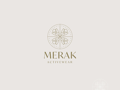 merak art branding flat design logo design minimalist round