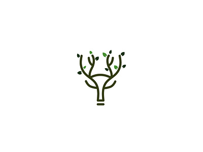 Deer animal art art flat fun illustration logo logo design vector