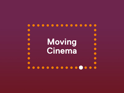 Moving Cinema Identity branding design graphic design identity logo logo design
