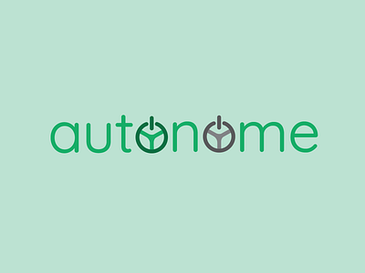 Autonome - Driverless Car Logo Design