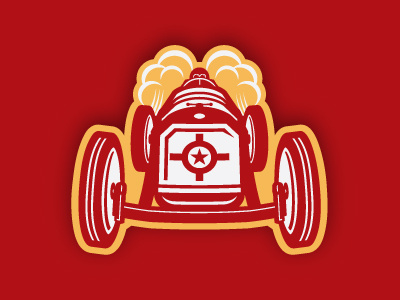 Indy Fuel athletics illustration indiana indianapolis indy 500 logo race racecar sports