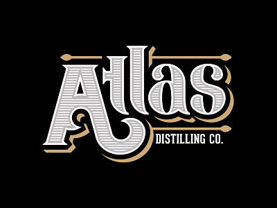 Atlas Distilling Co - wordmark distillery wordmark