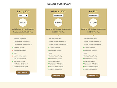 shipyaari landing page shipping plan shipping plan