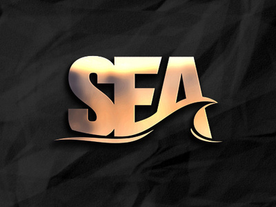 SEA LOGO best logo creative logos logo logos ocean ocean logos typography logos zeesh242