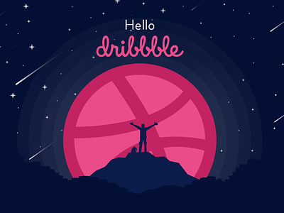 Hello Dribble just for fun just joined latest invite new designers new in community zeesh242