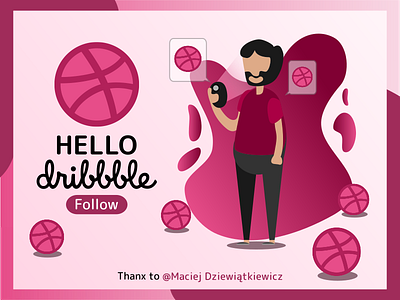 Hello dribbble :)