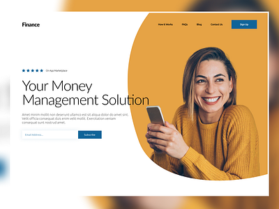 30 Days of Web Design : FInance design finance finances financial hero section interfacedesign mobile banking mobile banking app money ui uidesign web webdesign website