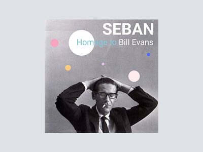 Homage to Bill Evans Version 2 album album art album cover album cover design albumartwork albumcover design illustration music artwork