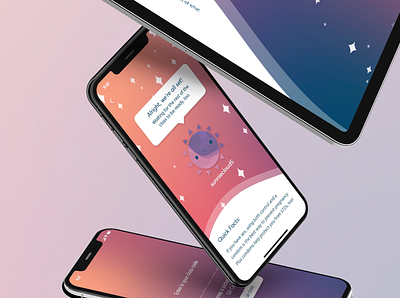 Cirrus Mobile Concept adobe xd bright design fun gradient happy iphone phone app sparkle sunny sunset ui vibrant weather xd
