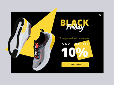 Black Friday pop up for shoes store 2020 banner black friday black friday banners black friday sale blackfriday design digital store e commerce illustration pop up popup popups promotion shoes shop