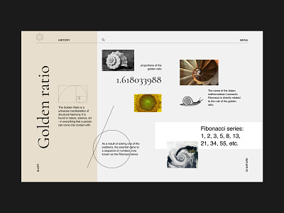 Golden ratio dailydesign dailyui design interface minimal typography ui uichallenge uidesign uiux ux web webdesign website