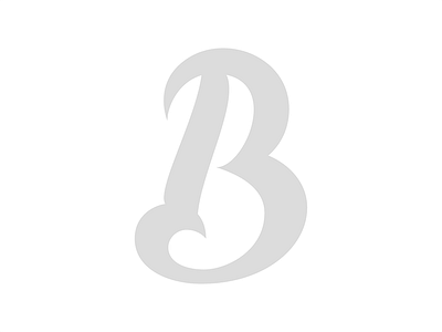 'B' is for Brittany! b exploration letter logo personal branding wip