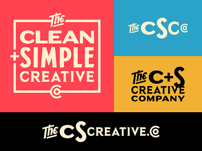 The Clean & Simple Creative Co. branding clean logo simple