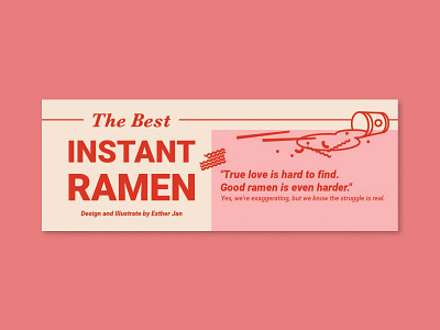 The Best Instant Ramen design illustration infographic infographic design infoviz logo web