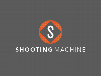 Shooting Machine Logo branding camera logo tools