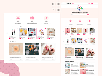 Cosmeclub - Cosmetic Review Landingpage