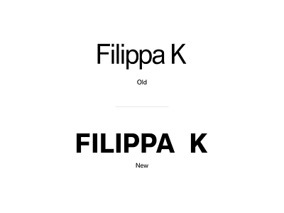 Filippa K - New Visual Identity