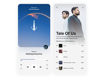 Spotify - Player & Artist page app brand brand and identity branding concept design illustration logo product design spotify typography ux ux ui ux ui design visual identity