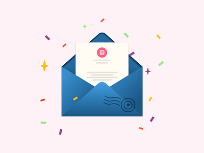 envelope design energy envelope enviroment free gift illustration letters mail mailbox mailchimp mailing post stamp ui