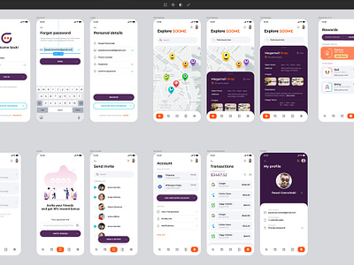 Sijome - Rewards Point App Ux Ui Design By Jason L. On Dribbble