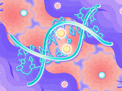 Epigenetic's illustration illustrator photoshop psychedelic