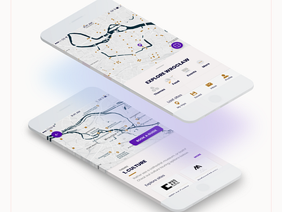 City Tour App appdesign figma flaticons iconfinder iphone8 lightapp mobiledesign uidesign