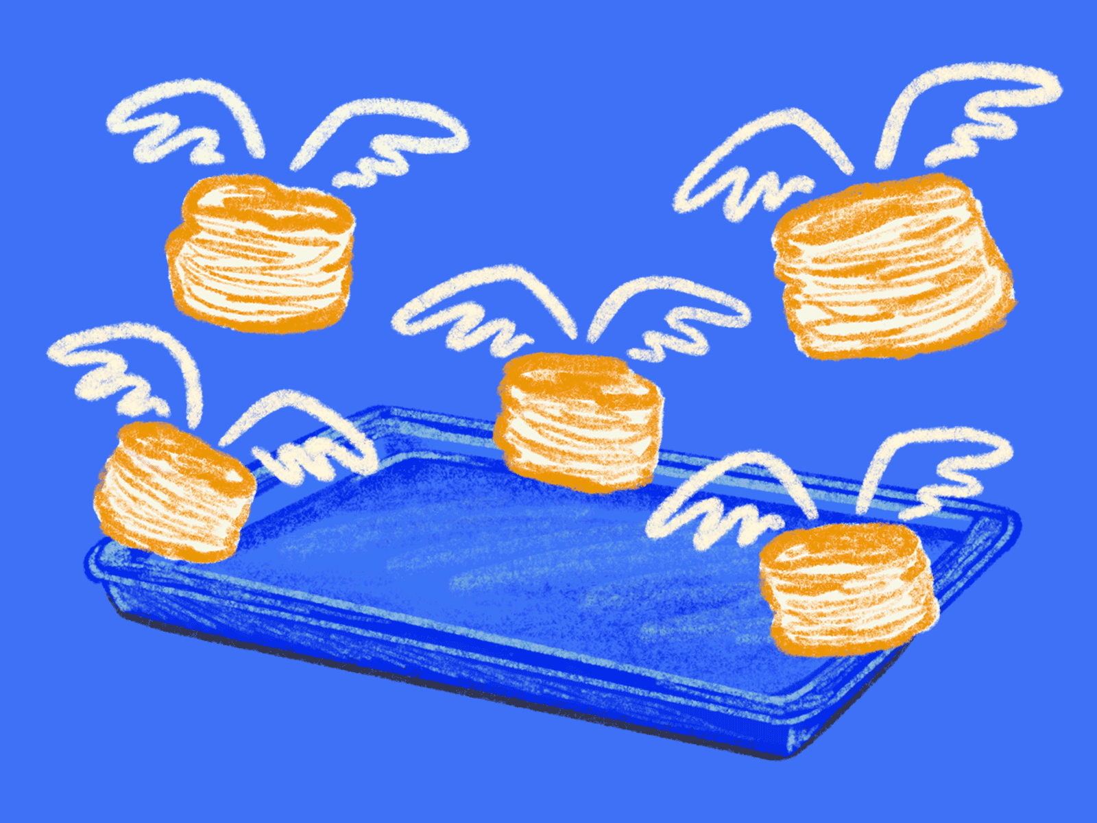 LA Times Biscuits animation biscuits digital illustration drawing editorial illustration food food and beverage gif gif animation illustration latimes los angeles times motion restaraunt