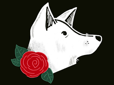 Deaf Dogs of Oregon - Profile 2 animals digital illustration dogs drawing illustration oregon portrait sketch