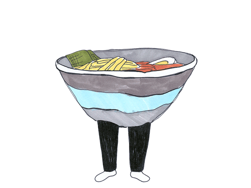 Noodle Bowl Series #1 animation digital illustration drawing food food and beverage gif illustration motion noodles ramen restaraunt soup