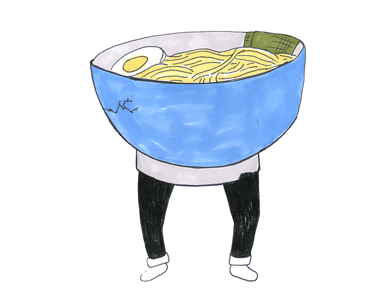 Noodle Bowl Series #2 animation digital illustration drawing food food and beverage gif illustration motion noodles ramen restaraunt soup