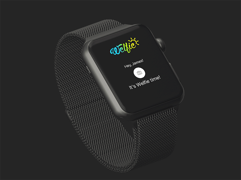 Welfie Watch App 2019 adviser app app concept app design apple watch blur concept gradient ios app prediction redesign redesign concept ui ui challenge watch app watch os weather weather app weather prediction welfie