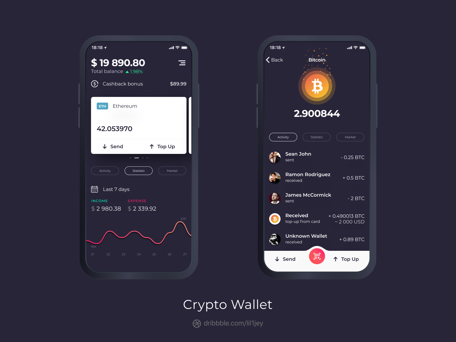 mobile wallet crypto ios