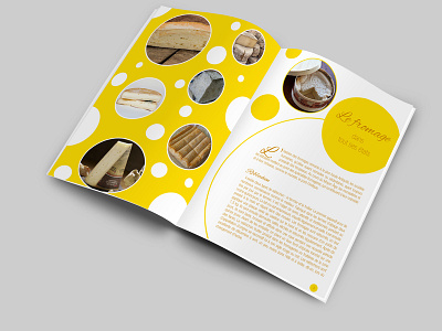 Catalogue Fromage design typography